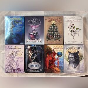 TAROT CARDS $20-45 - INFO POST - BRAND NEW - BUNDLE FOR DISCOUNT - 8 STYLES